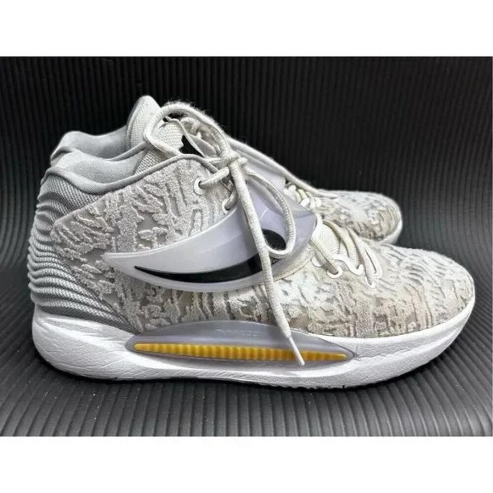 Nike Men's White and Grey Trainers 9.5